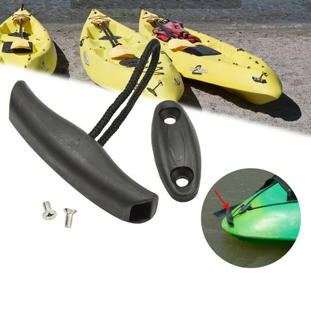 4pcs Kayak Carry Handle Canoe SUP Toggle T-Handle with Rope Grip Accessory